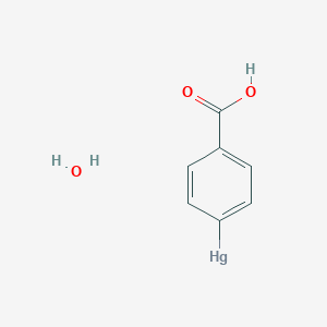 molecular formula C7H7HgO3 B073010 对羟基汞苯甲酸 CAS No. 1126-48-3