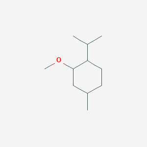 molecular formula C11H22O B073038 环己烷，2-甲氧基-4-甲基-1-(1-甲基乙基)-，(1S,2R,4R)- CAS No. 1565-76-0