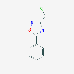 molecular formula C9H7ClN2O B073043 3-(氯甲基)-5-苯基-1,2,4-噁二唑 CAS No. 1201-68-9