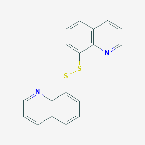 molecular formula C18H12N2S2 B073050 喹啉，8,8'-二硫代双- CAS No. 1160-28-7