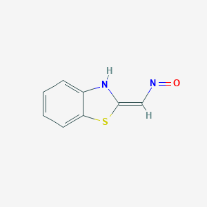 molecular formula C8H6N2OS B073070 (2E)-2-(nitrosomethylidene)-3H-1,3-benzothiazole CAS No. 1199-33-3