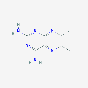 molecular formula C8H10N6 B073076 2,4-Diamino-6,7-dimethylpteridine CAS No. 1425-63-4