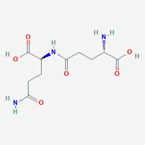 molecular formula C10H17N3O6 B073077 γ-谷氨酰谷氨酰胺 CAS No. 1466-50-8