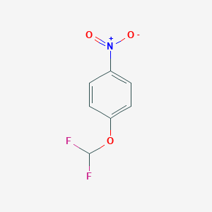 molecular formula C7H5F2NO3 B073078 4-(二氟甲氧基)硝基苯 CAS No. 1544-86-1