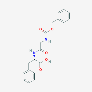molecular formula C19H20N2O5 B073080 苄氧羰基甘氨酰苯丙氨酸 CAS No. 1170-76-9