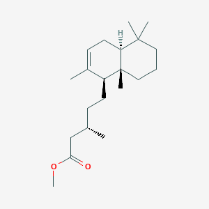 B073081 methyl (3S)-5-[(1S,4aS,8aS)-2,5,5,8a-tetramethyl-1,4,4a,6,7,8-hexahydronaphthalen-1-yl]-3-methylpentanoate CAS No. 1438-55-7