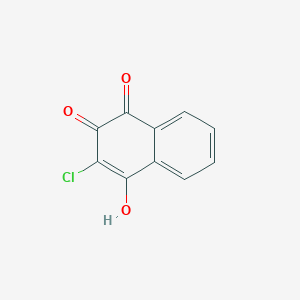 B073082 2-Chloro-3-hydroxy-1,4-naphthoquinone CAS No. 1526-73-4