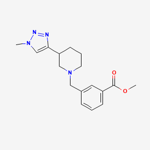 Methyl 3-[[3-(1-methyltriazol-4-yl)piperidin-1-yl]methyl]benzoate