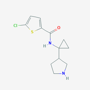 5-chloro-N-(1-pyrrolidin-3-ylcyclopropyl)thiophene-2-carboxamide