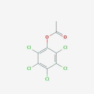 molecular formula C8H3Cl5O2 B073094 五氯苯基乙酸酯 CAS No. 1441-02-7