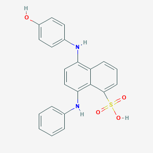 B073108 1-Naphthalenesulfonic acid, 5-[(4-hydroxyphenyl)amino]-8-(phenylamino)- CAS No. 1327-73-7