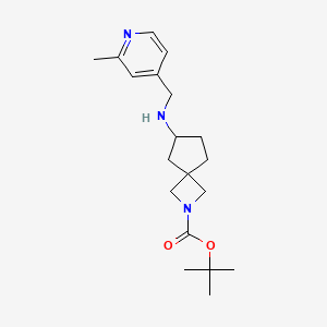 Tert-butyl 6-[(2-methylpyridin-4-yl)methylamino]-2-azaspiro[3.4]octane-2-carboxylate