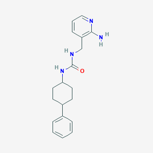 1-[(2-Aminopyridin-3-yl)methyl]-3-(4-phenylcyclohexyl)urea