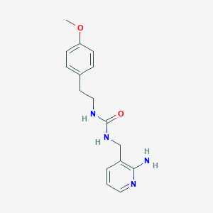 1-[(2-Aminopyridin-3-yl)methyl]-3-[2-(4-methoxyphenyl)ethyl]urea