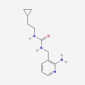 1-[(2-Aminopyridin-3-yl)methyl]-3-(2-cyclopropylethyl)urea