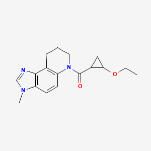 (2-ethoxycyclopropyl)-(3-methyl-8,9-dihydro-7H-imidazo[4,5-f]quinolin-6-yl)methanone