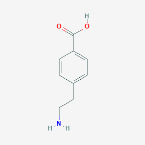molecular formula C9H11NO2 B073126 4-(2-氨乙基)苯甲酸 CAS No. 1199-69-5