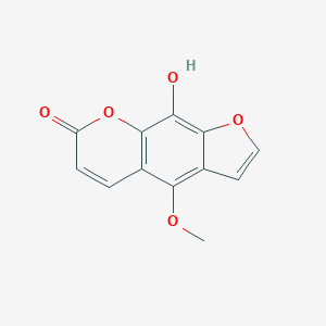 molecular formula C12H8O5 B073134 8-羟基补骨脂素 CAS No. 1603-47-0