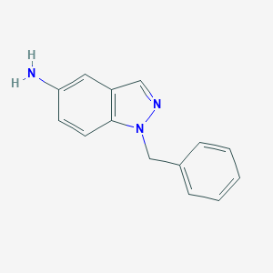 molecular formula C14H13N3 B073137 1-苄基-1H-吲唑-5-胺 CAS No. 23856-21-5
