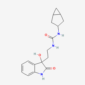 1-(3-bicyclo[3.1.0]hexanyl)-3-[2-(3-hydroxy-2-oxo-1H-indol-3-yl)ethyl]urea