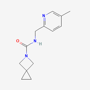 N-[(5-methylpyridin-2-yl)methyl]-5-azaspiro[2.3]hexane-5-carboxamide