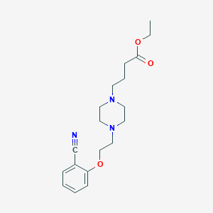 Ethyl 4-[4-[2-(2-cyanophenoxy)ethyl]piperazin-1-yl]butanoate