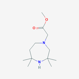 Methyl 2-(3,3,5,5-tetramethyl-1,4-diazepan-1-yl)acetate