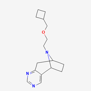 12-[2-(Cyclobutylmethoxy)ethyl]-4,6,12-triazatricyclo[7.2.1.02,7]dodeca-2,4,6-triene