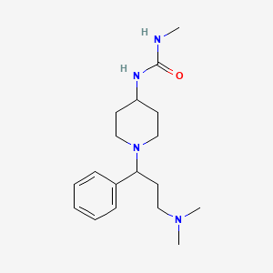 1-[1-[3-(Dimethylamino)-1-phenylpropyl]piperidin-4-yl]-3-methylurea