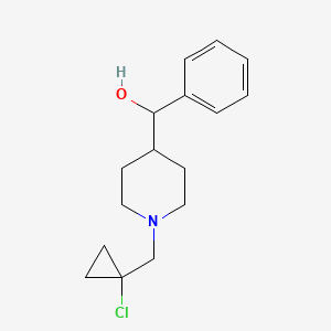 [1-[(1-Chlorocyclopropyl)methyl]piperidin-4-yl]-phenylmethanol