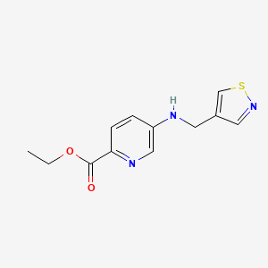 Ethyl 5-(1,2-thiazol-4-ylmethylamino)pyridine-2-carboxylate