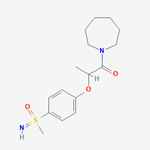 1-(Azepan-1-yl)-2-[4-(methylsulfonimidoyl)phenoxy]propan-1-one