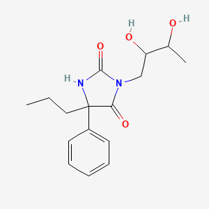 3-(2,3-Dihydroxybutyl)-5-phenyl-5-propylimidazolidine-2,4-dione