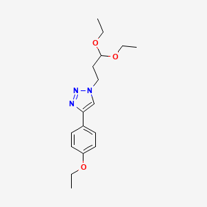 1-(3,3-Diethoxypropyl)-4-(4-ethoxyphenyl)triazole