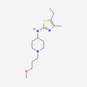 5-ethyl-N-[1-(3-methoxypropyl)piperidin-4-yl]-4-methyl-1,3-thiazol-2-amine