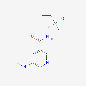 5-(dimethylamino)-N-(2-ethyl-2-methoxybutyl)pyridine-3-carboxamide