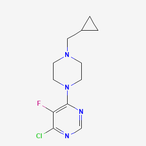 4-Chloro-6-[4-(cyclopropylmethyl)piperazin-1-yl]-5-fluoropyrimidine