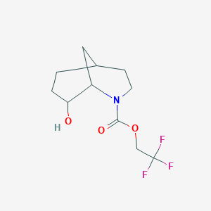 2,2,2-Trifluoroethyl 8-hydroxy-2-azabicyclo[3.3.1]nonane-2-carboxylate