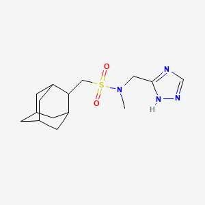 1-(2-adamantyl)-N-methyl-N-(1H-1,2,4-triazol-5-ylmethyl)methanesulfonamide