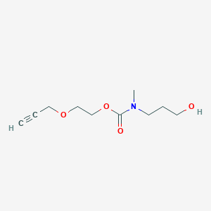 2-prop-2-ynoxyethyl N-(3-hydroxypropyl)-N-methylcarbamate