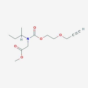 Methyl 2-[butan-2-yl(2-prop-2-ynoxyethoxycarbonyl)amino]acetate