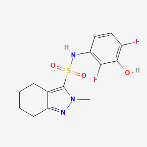 N-(2,4-difluoro-3-hydroxyphenyl)-2-methyl-4,5,6,7-tetrahydroindazole-3-sulfonamide