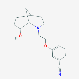 3-[2-(8-Hydroxy-2-azabicyclo[3.3.1]nonan-2-yl)ethoxy]benzonitrile