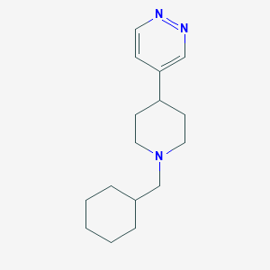 4-[1-(Cyclohexylmethyl)piperidin-4-yl]pyridazine