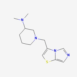 1-(imidazo[5,1-b][1,3]thiazol-3-ylmethyl)-N,N-dimethylpiperidin-3-amine