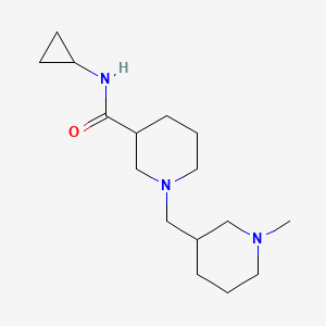 N-cyclopropyl-1-[(1-methylpiperidin-3-yl)methyl]piperidine-3-carboxamide