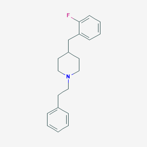 4-[(2-Fluorophenyl)methyl]-1-(2-phenylethyl)piperidine