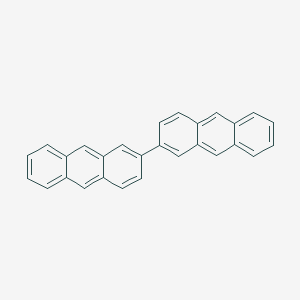 molecular formula C28H18 B073169 2,2'-Bianthracene CAS No. 1250-59-5