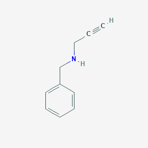molecular formula C10H11N B073216 N-苄基丙-2-炔-1-胺 CAS No. 1197-51-9