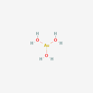 molecular formula Au(OH)3 B073234 Gold(III) hydroxide CAS No. 1303-52-2